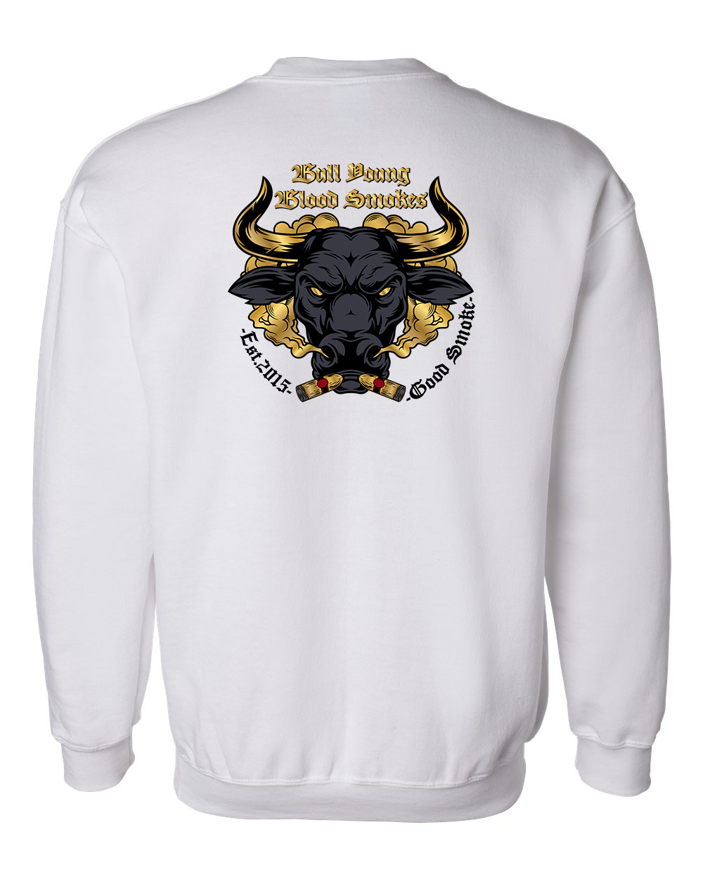 Bull Young Crewneck Sweatshirt - White