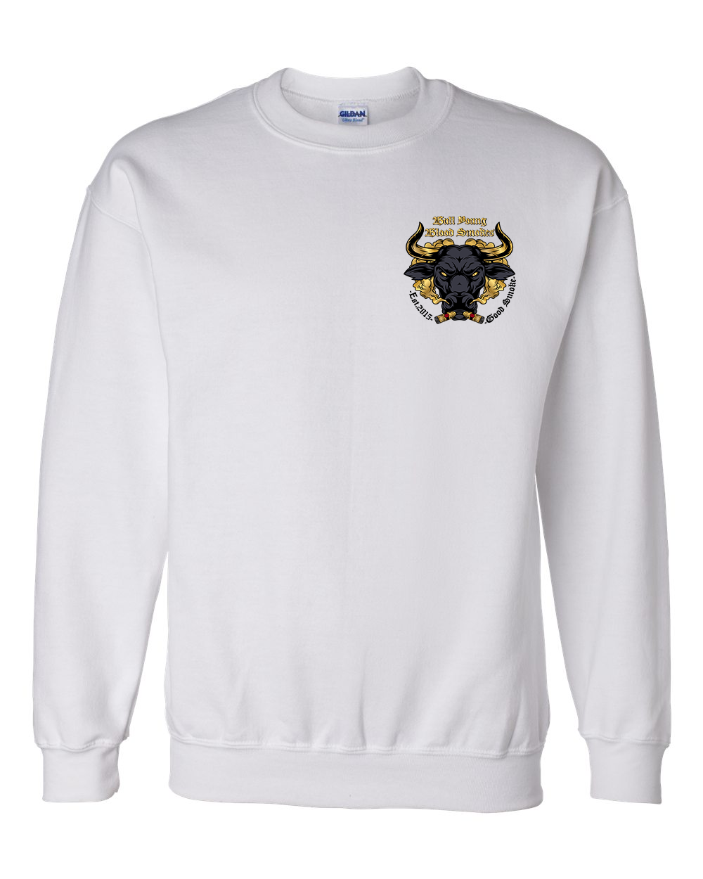 Bull Young Crewneck Sweatshirt - White