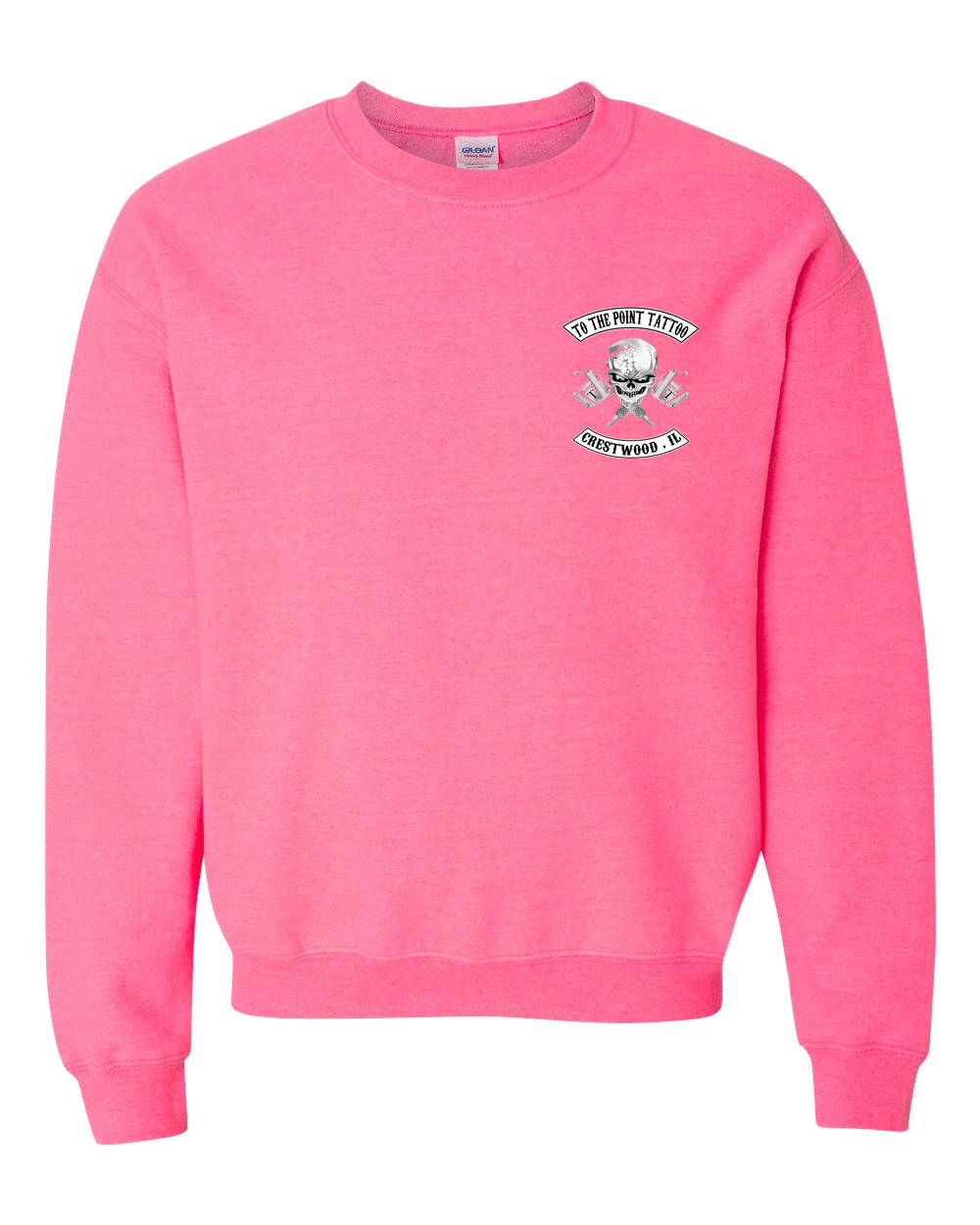 To The Point Tattoo "OG" Crewneck Sweatshirt - Pink