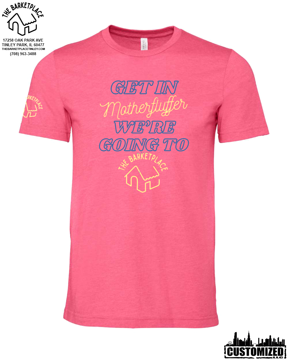 "Get in Motherfluffer..." Short Sleeve - Heather Pink