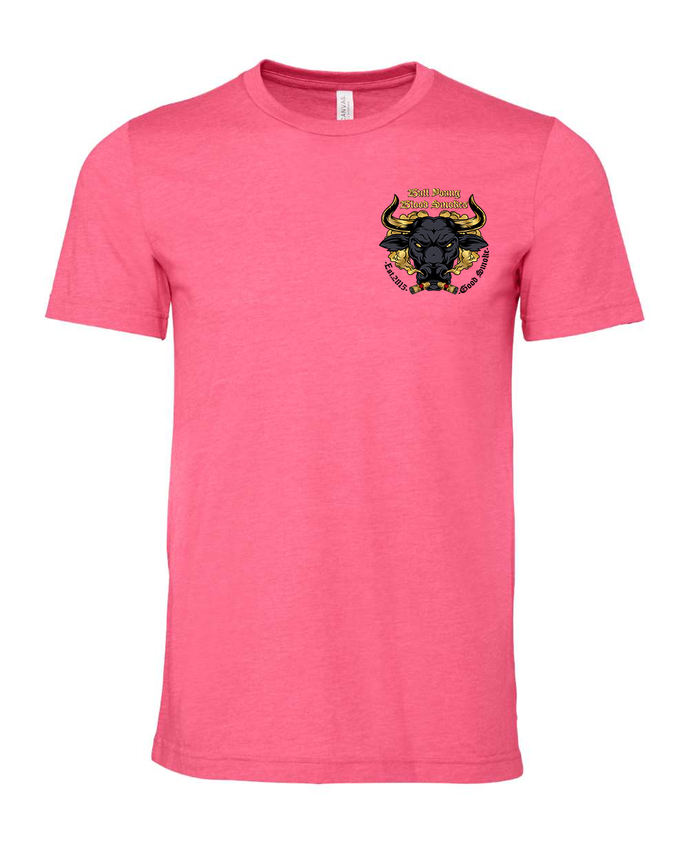 Bull Young Short Sleeve Shirt - Heather Pink