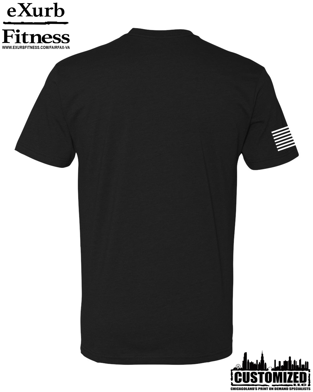 Exurb Fitness "DC Skyline" Short Sleeve - Black