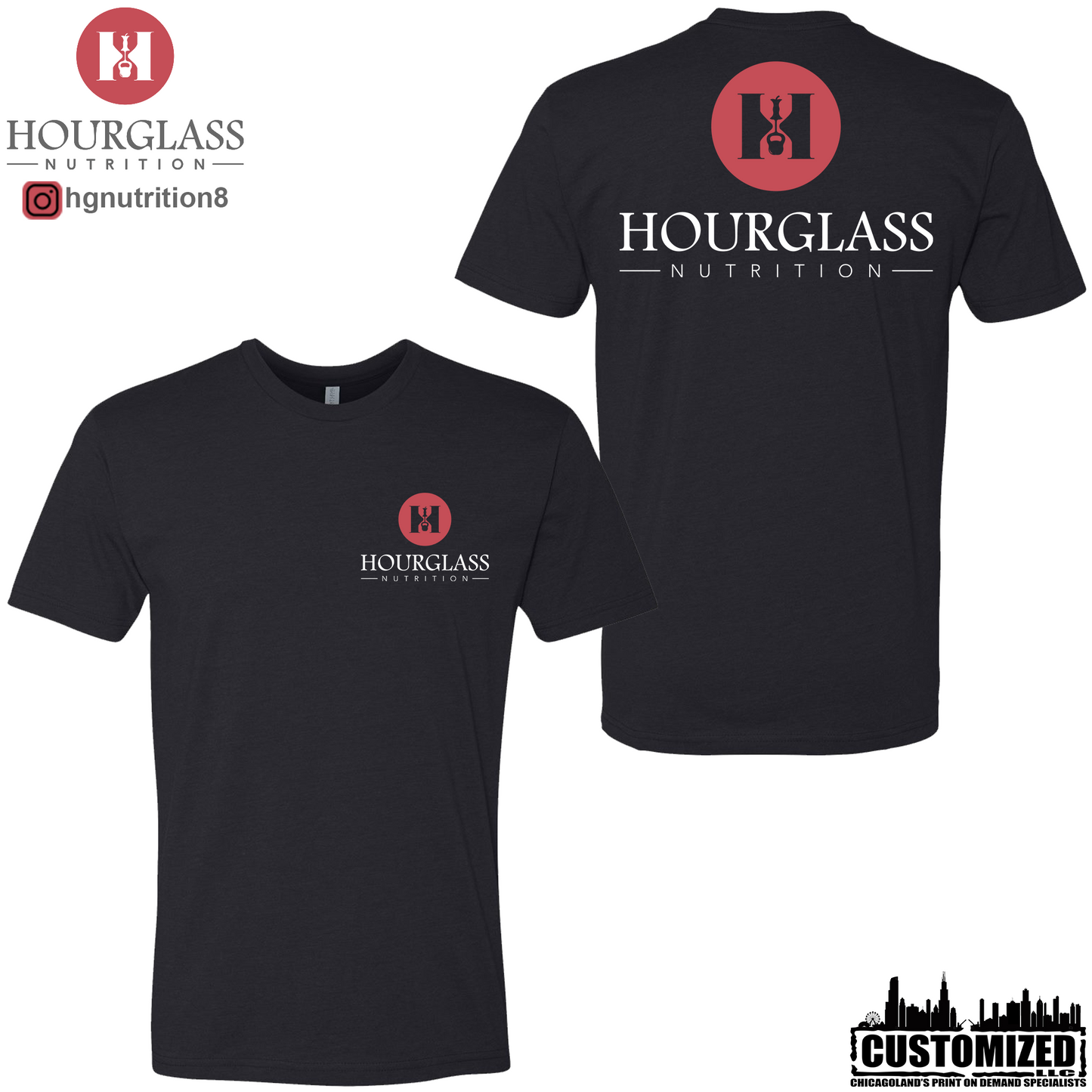 Hourglass Nutrition Shirt "OG" Style1 - Black