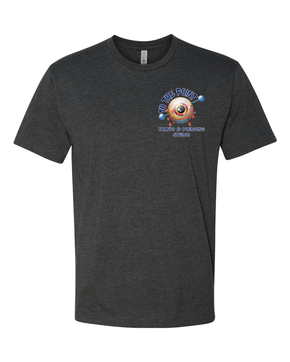 To The Point Piercing Studio shirt - Charcoal