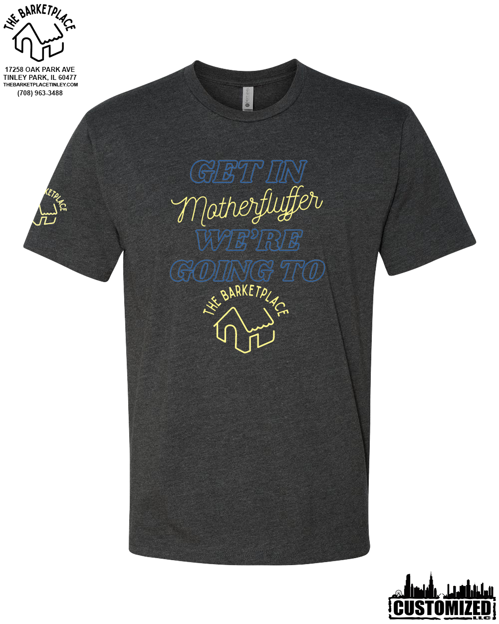 "Get in Motherfluffer..." Short Sleeve - Charcoal