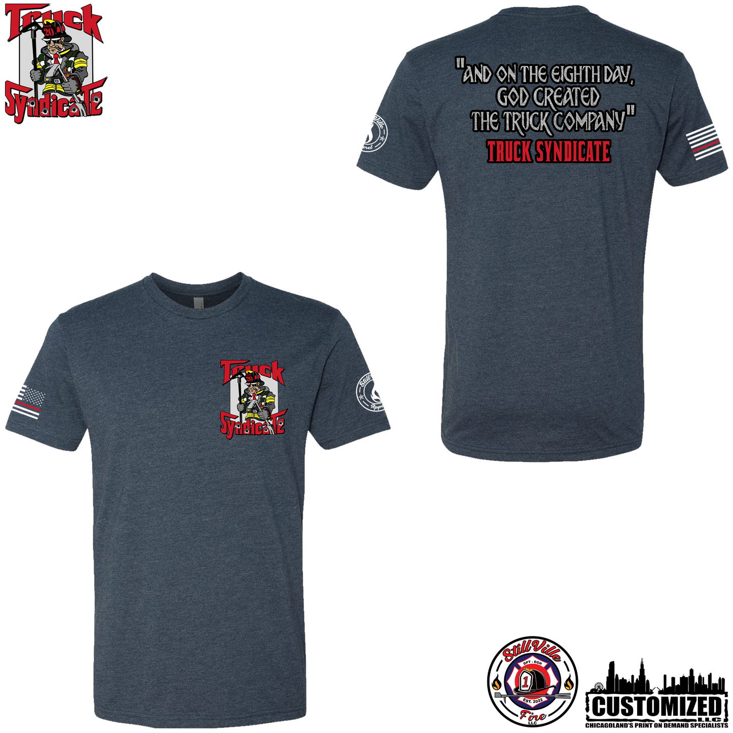 Truck Syndicate Next Level Short sleeve - Navy