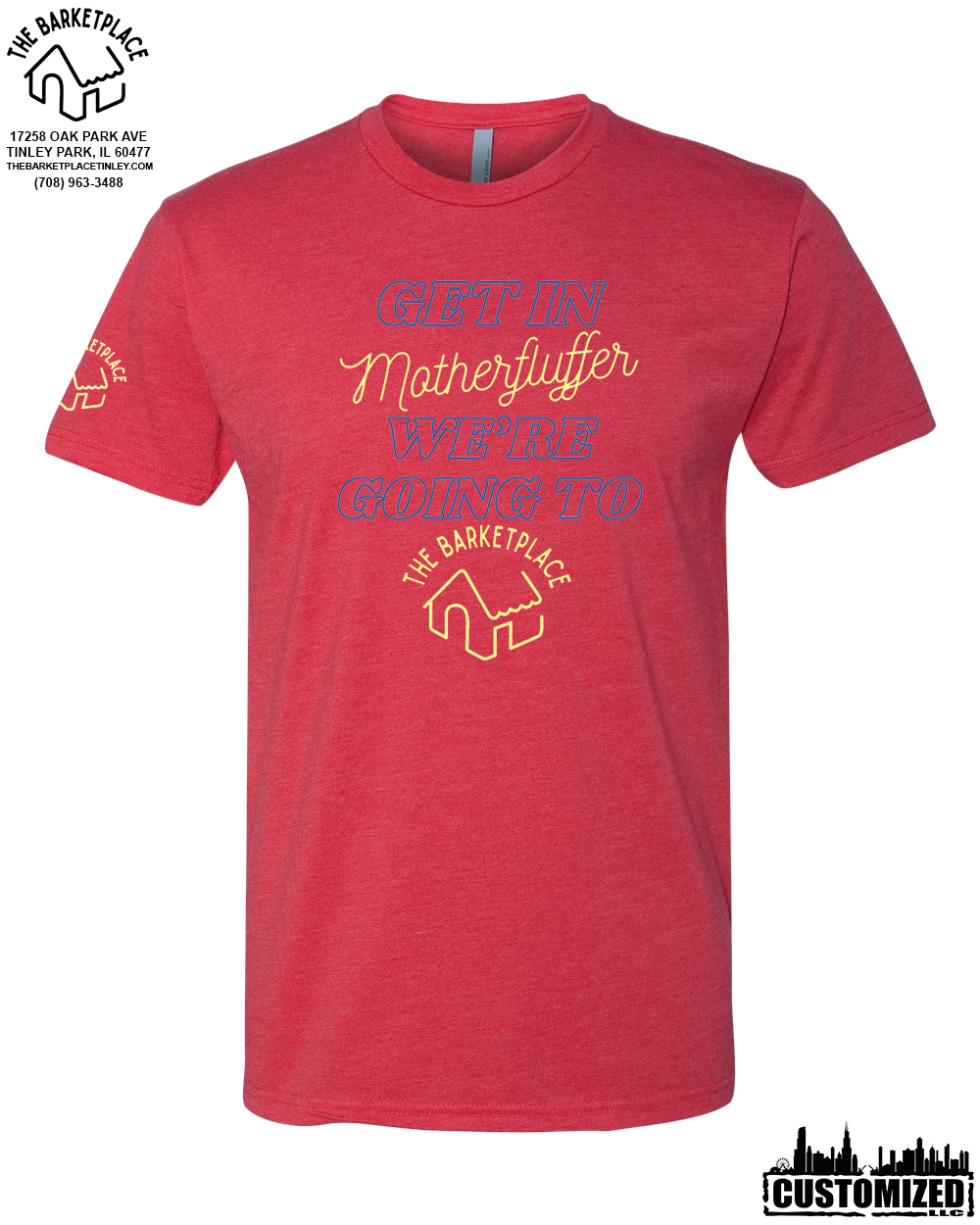 "Get in Motherfluffer..." Short Sleeve - Red