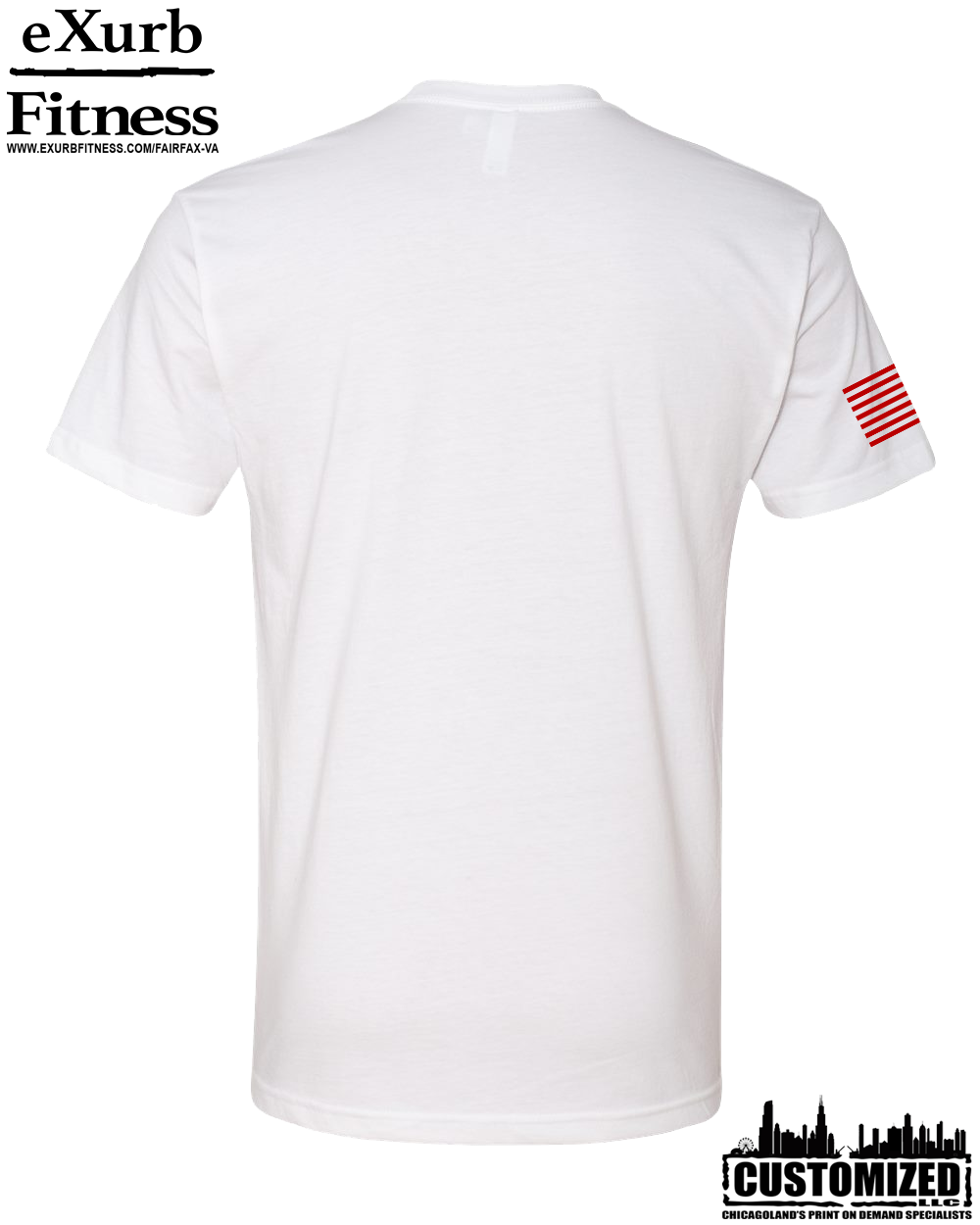 Exurb Fitness "DC Skyline" Short Sleeve - White
