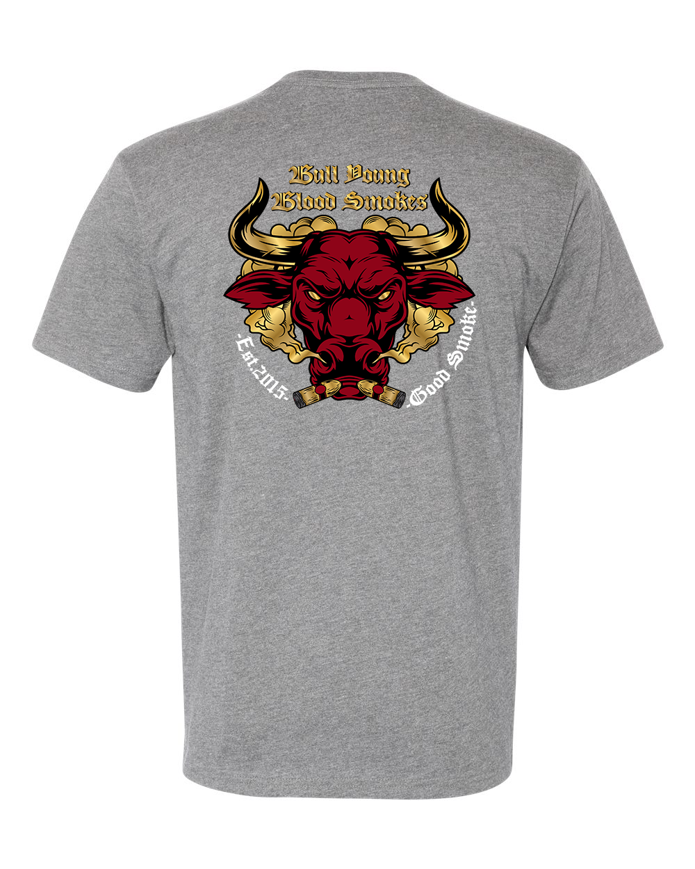 Bull Young Short Sleeve Shirt - Dark Heather Grey