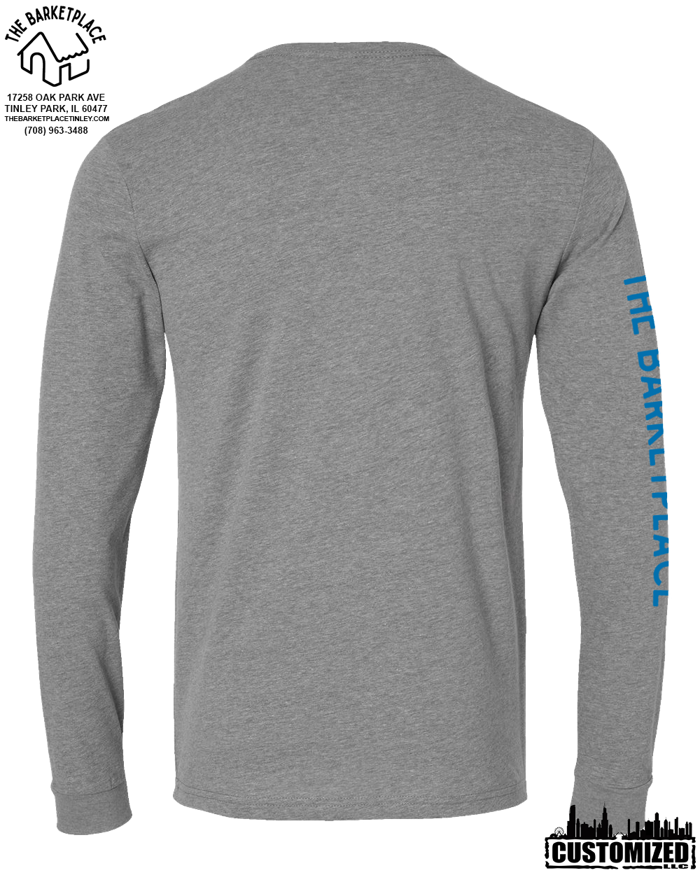 "All You Need Is Love And A Cat..." Long Sleeve - Dark Heather Grey