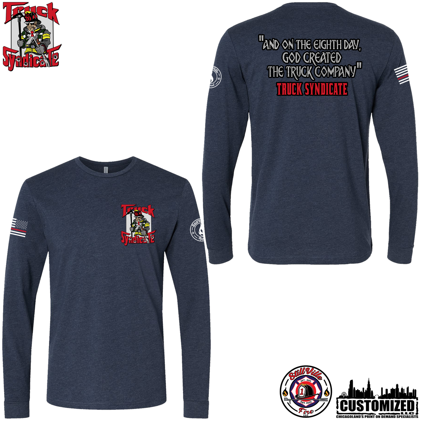 Truck Syndicate Next Level Long sleeve - Navy