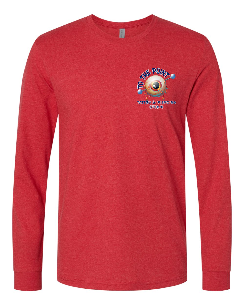 To The Point Piercing Studio Long Sleeve shirt - Red