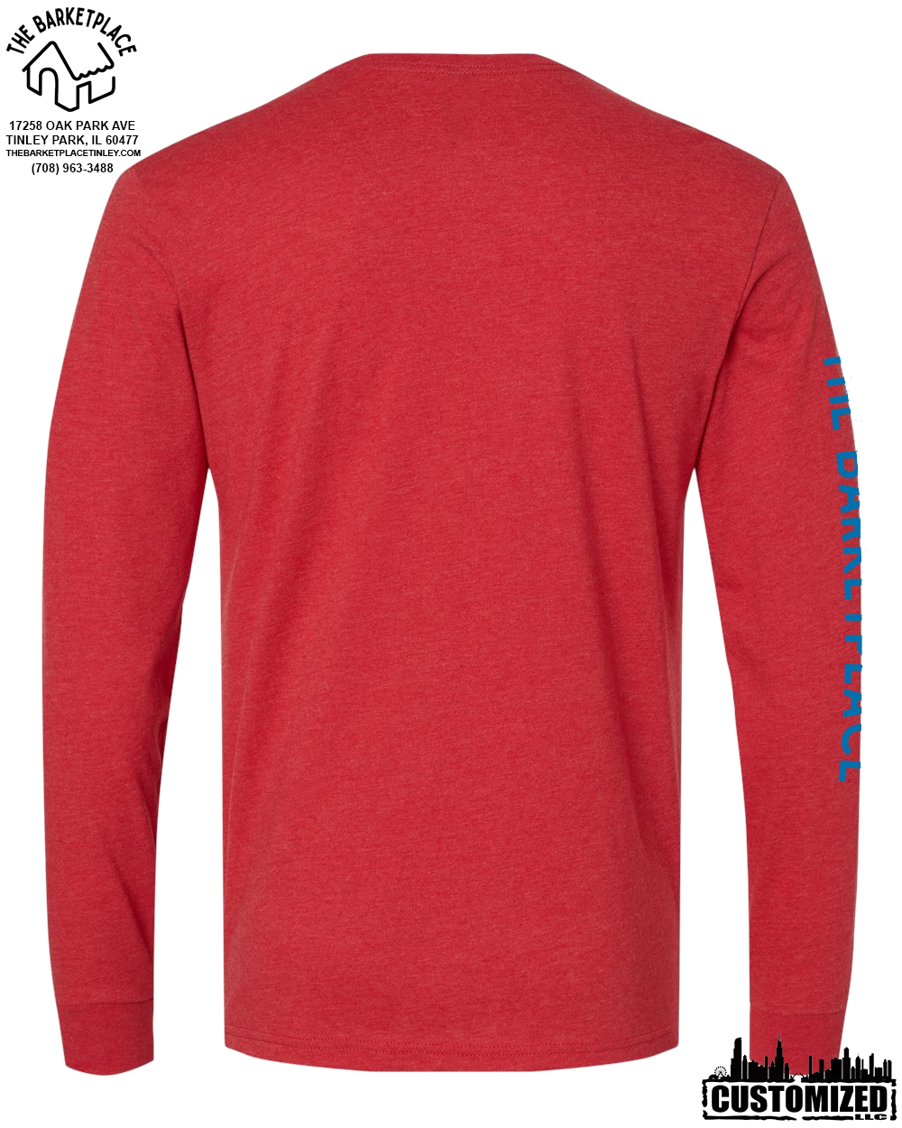 "All You Need Is Love And A Cat..." Long Sleeve - Red