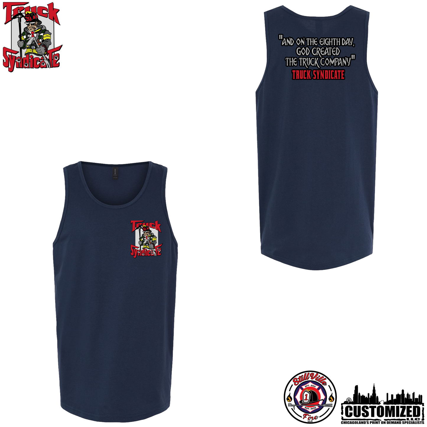 Truck Syndicate Softstyle Tank top - Navy