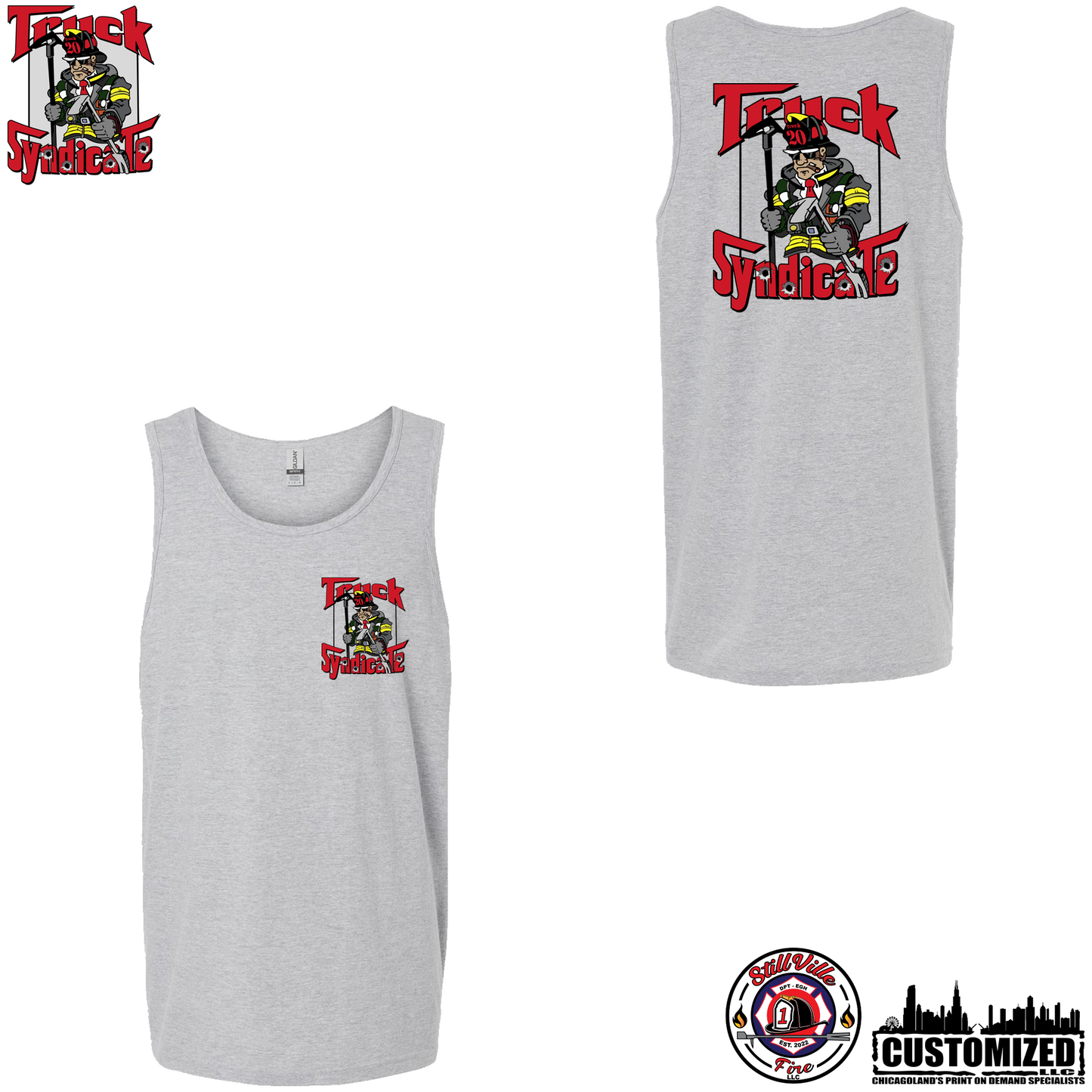 Truck Syndicate Softstyle Tank top - Sport Grey
