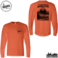115th Bourbon Street H2025 Unisex Long Sleeve - Orange