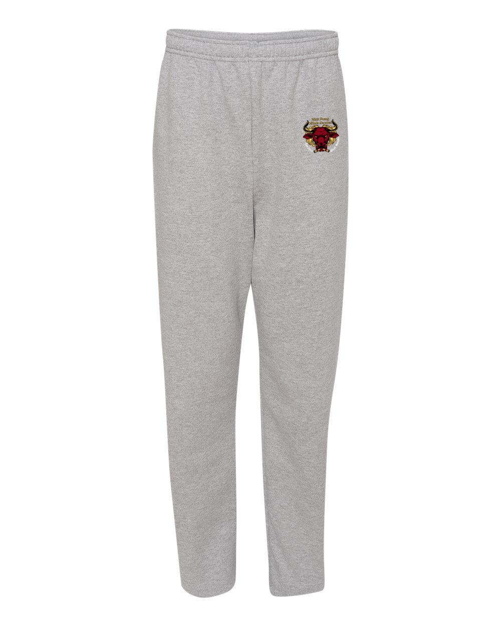 Bull Young Open-Bottom Sweatpants with Pockets - Athletic Heather