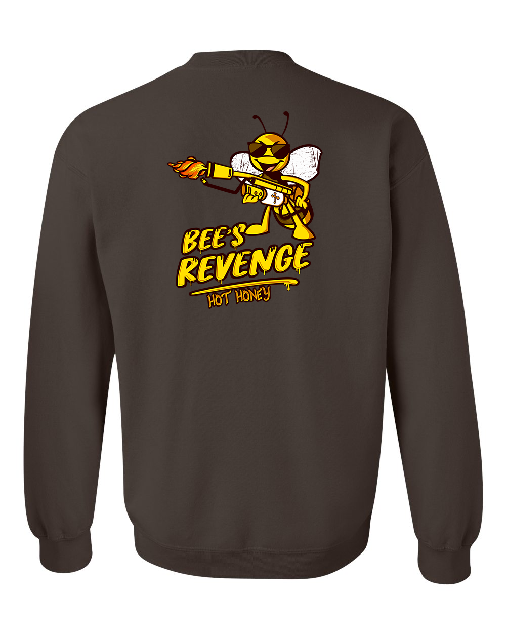 Bee's Revenge "OG" Hot Honey Crewneck - Dark Chocolate