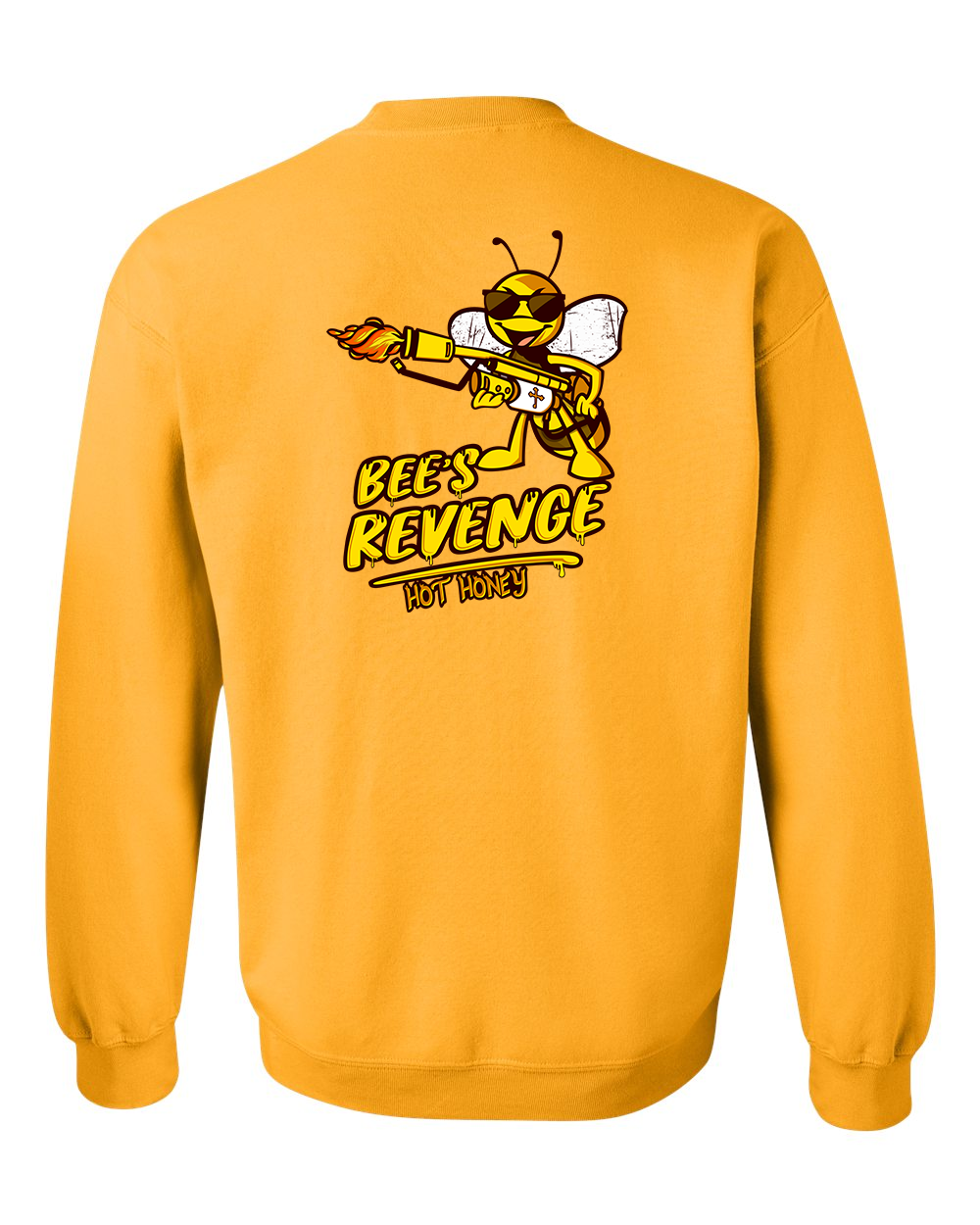 Bee's Revenge "OG" Hot Honey Crewneck - Gold