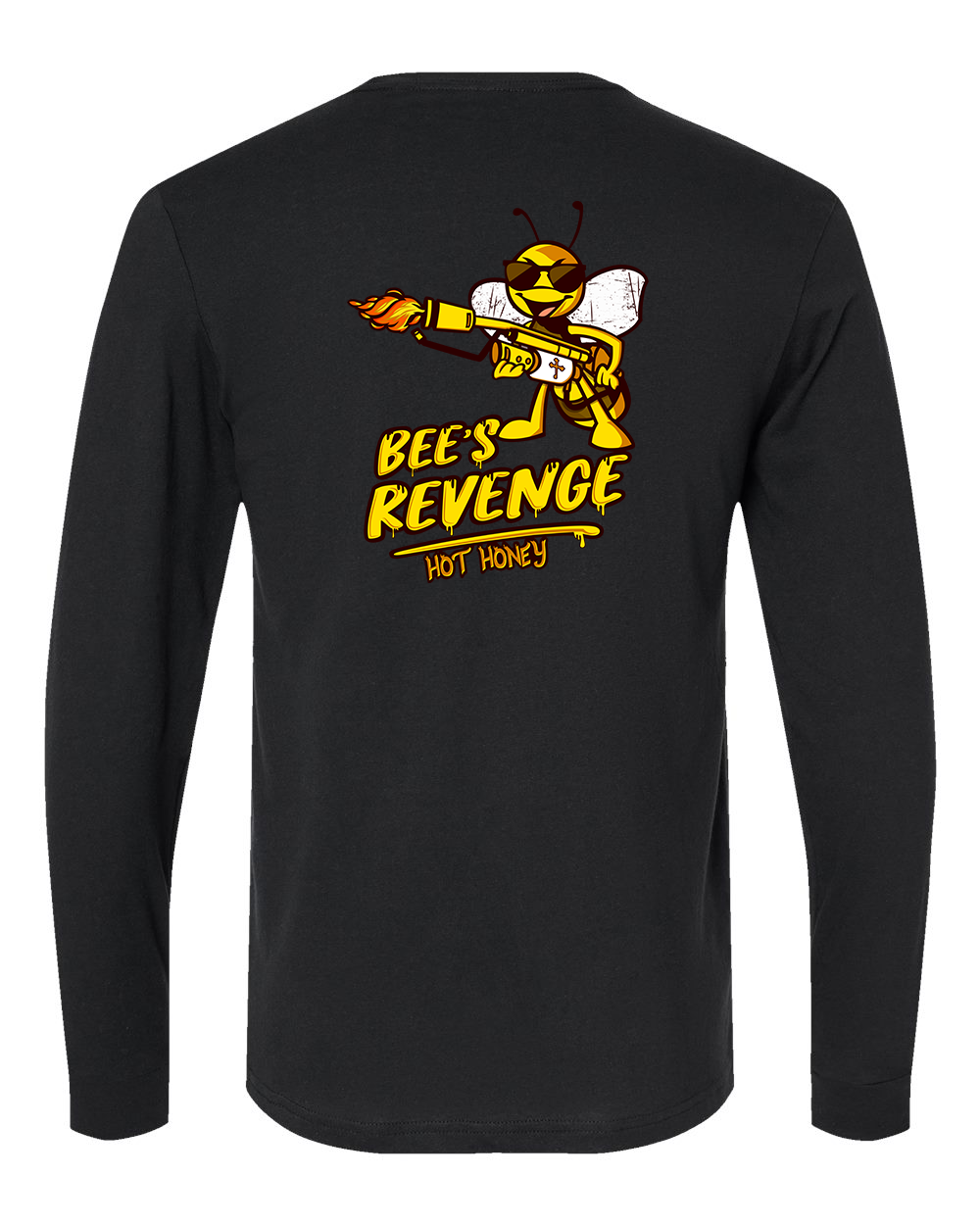 Bee's Revenge "OG" Hot Honey Long Sleeve - Blk