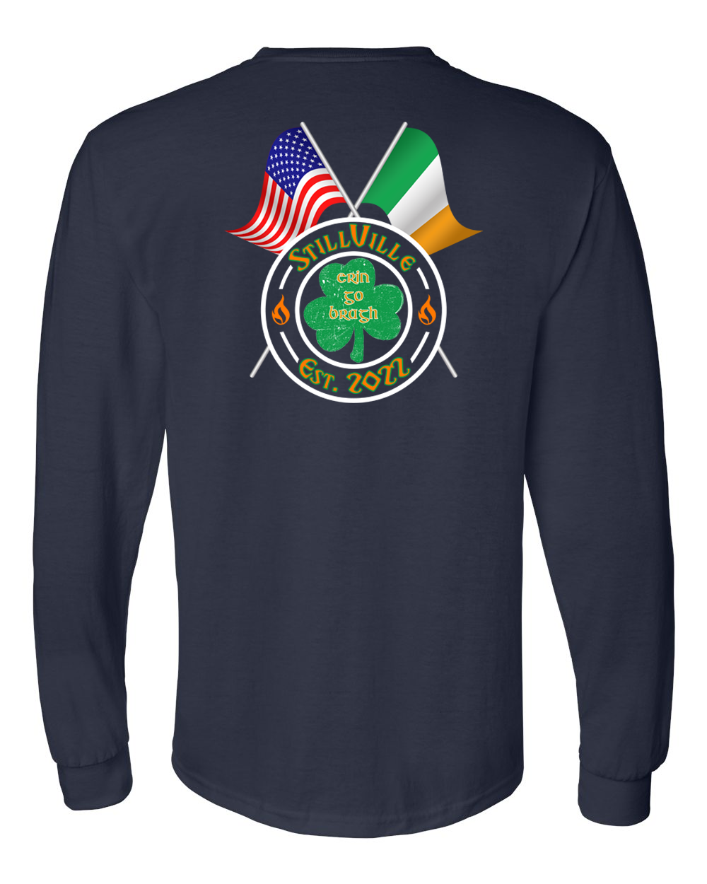 StillVille Irish Heritage Gildan Long sleeve - Navy