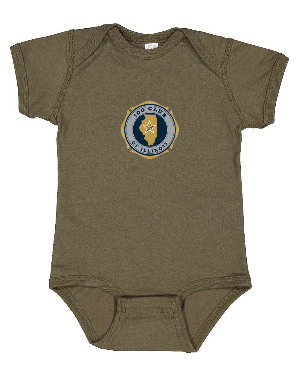 100 Club Onesie - Military Green