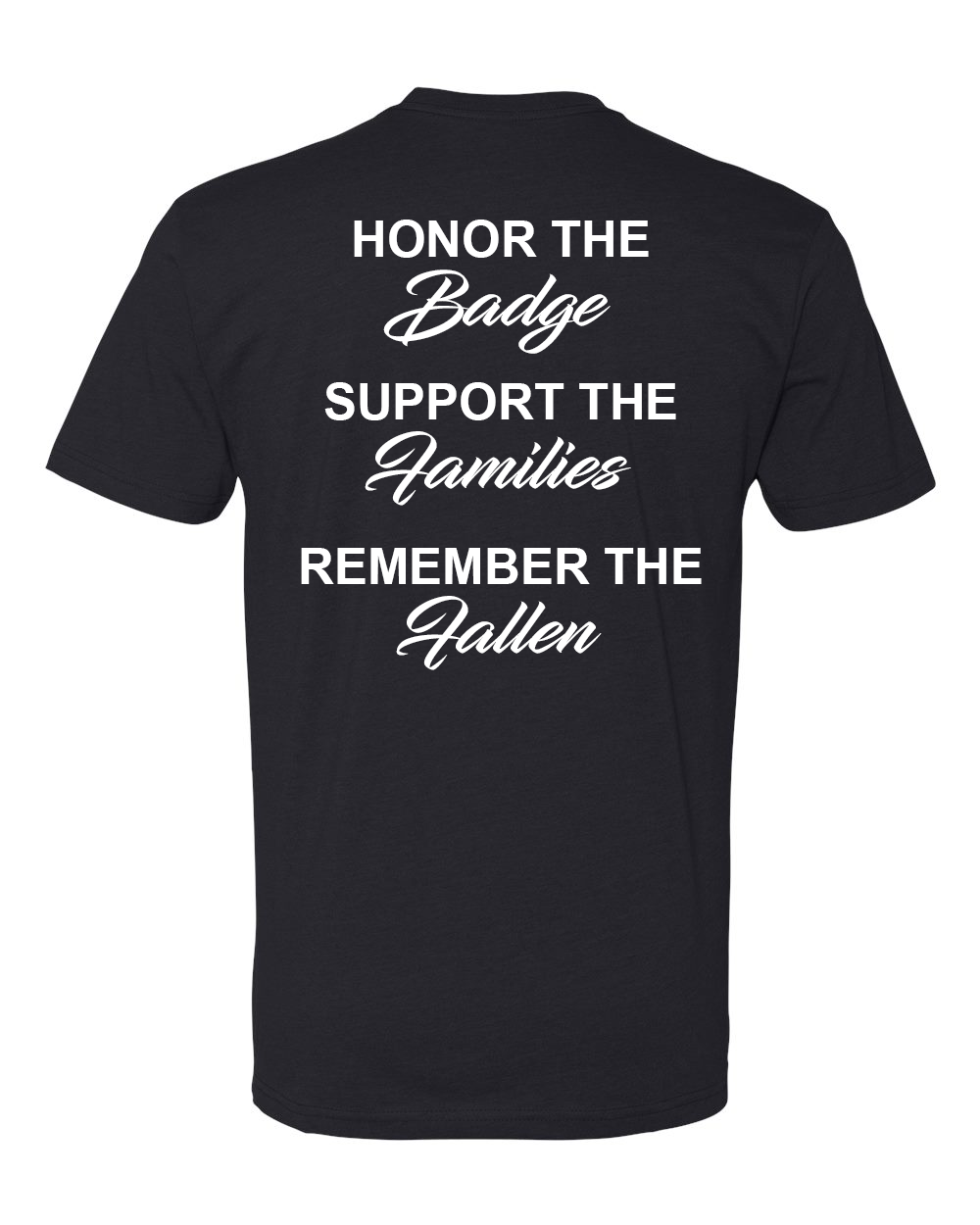 100 Club "Honor-Support-Remember" Shirt - Black