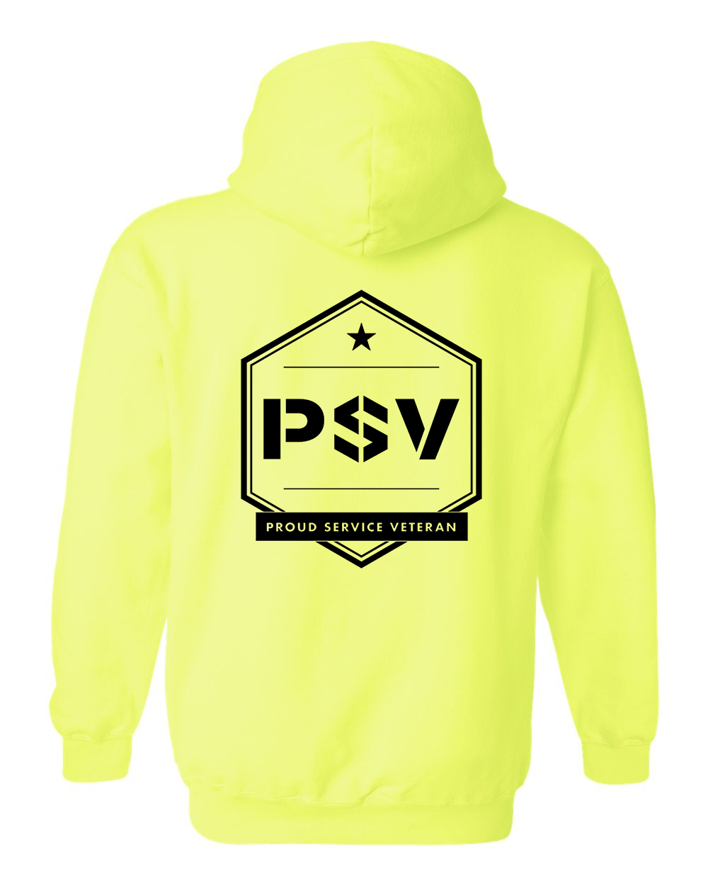 PSV Gildan Hoodie - Safety Green