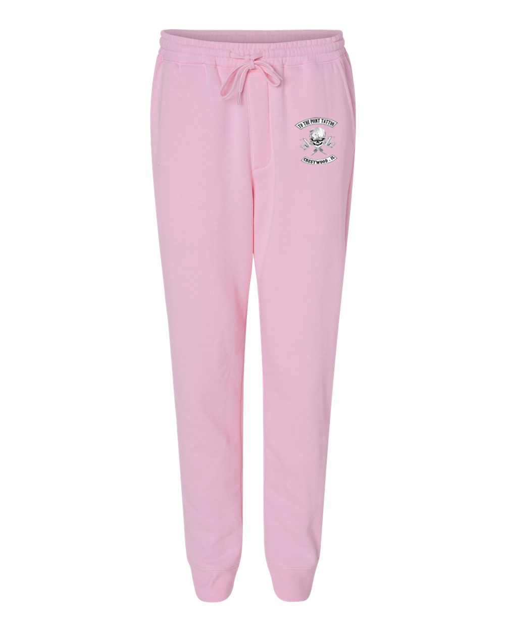 To The Point Tattoo "OG" Midweight Fleece Pants w/Pockets - Light Pink