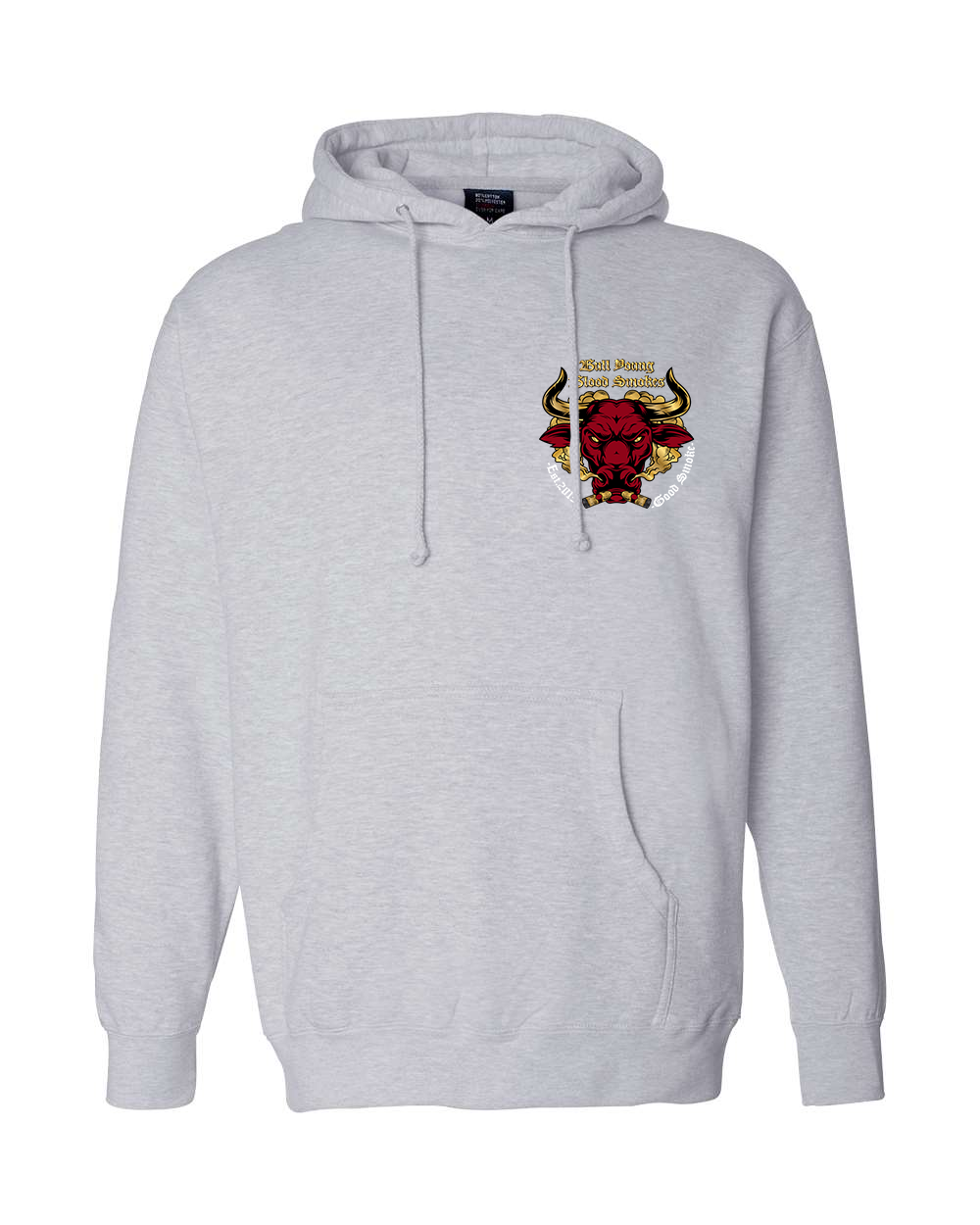 Bull Young Heavyweight Hoodie - Grey Heather