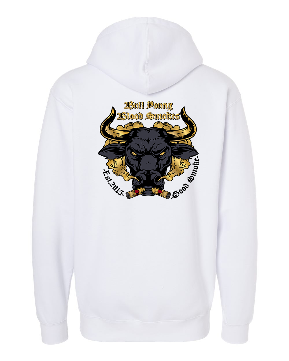 Bull Young Heavyweight Hoodie - White
