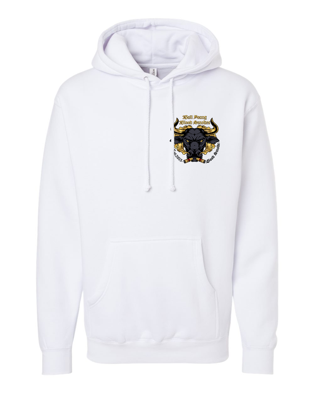 Bull Young Heavyweight Hoodie - White