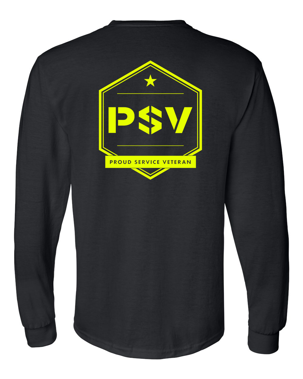 PSV Long Sleeve Gildan shirt - Black
