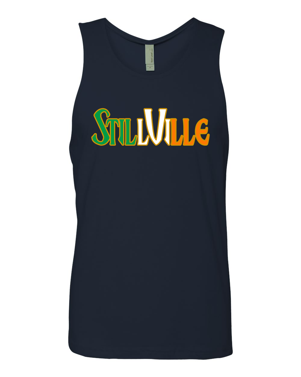 StillVille Irish Heritage Tank Top - Midnight Navy