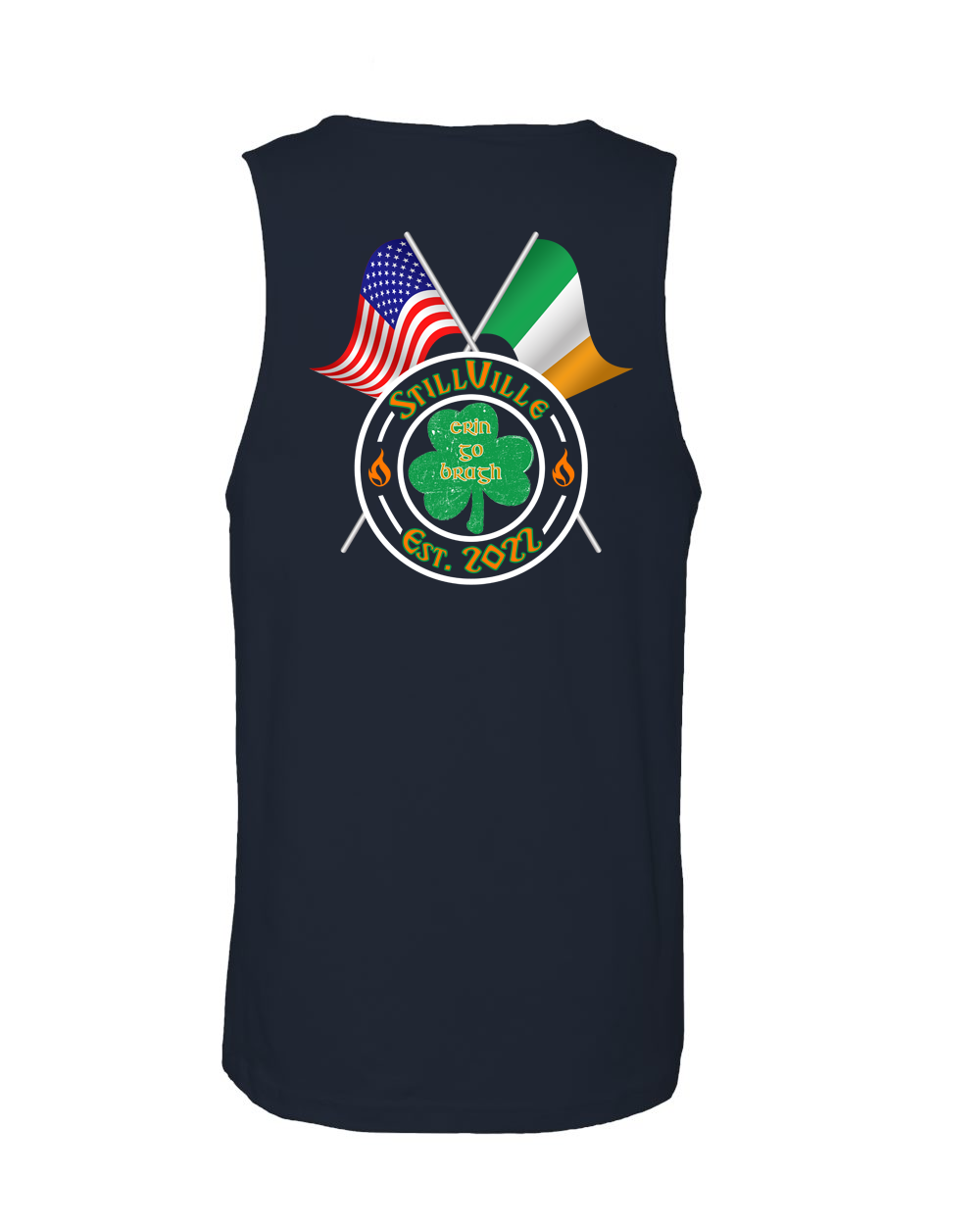 StillVille Irish Heritage Tank Top - Midnight Navy