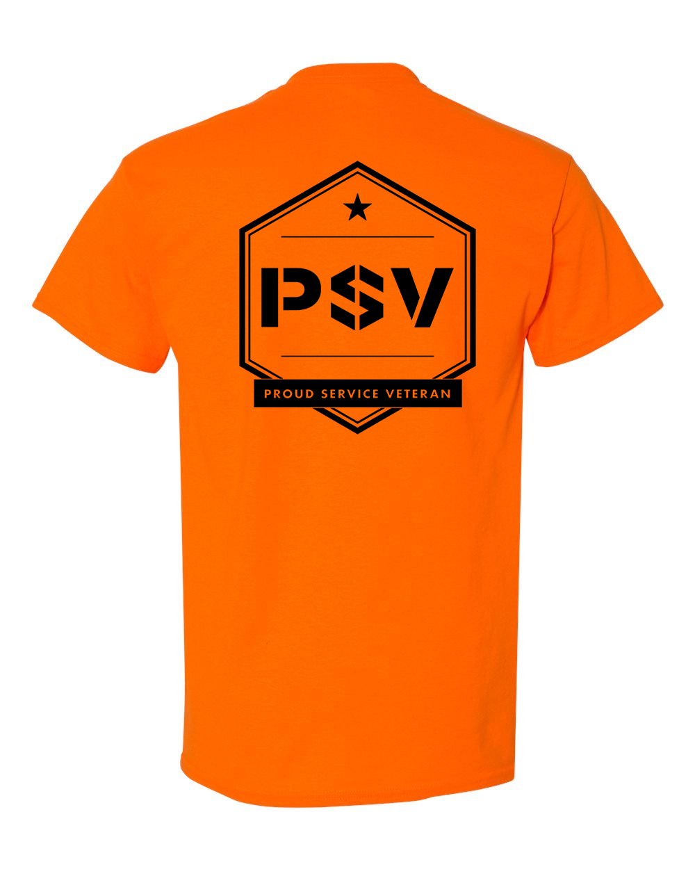 PSV Short Sleeve Gildan shirt - Safety Orange