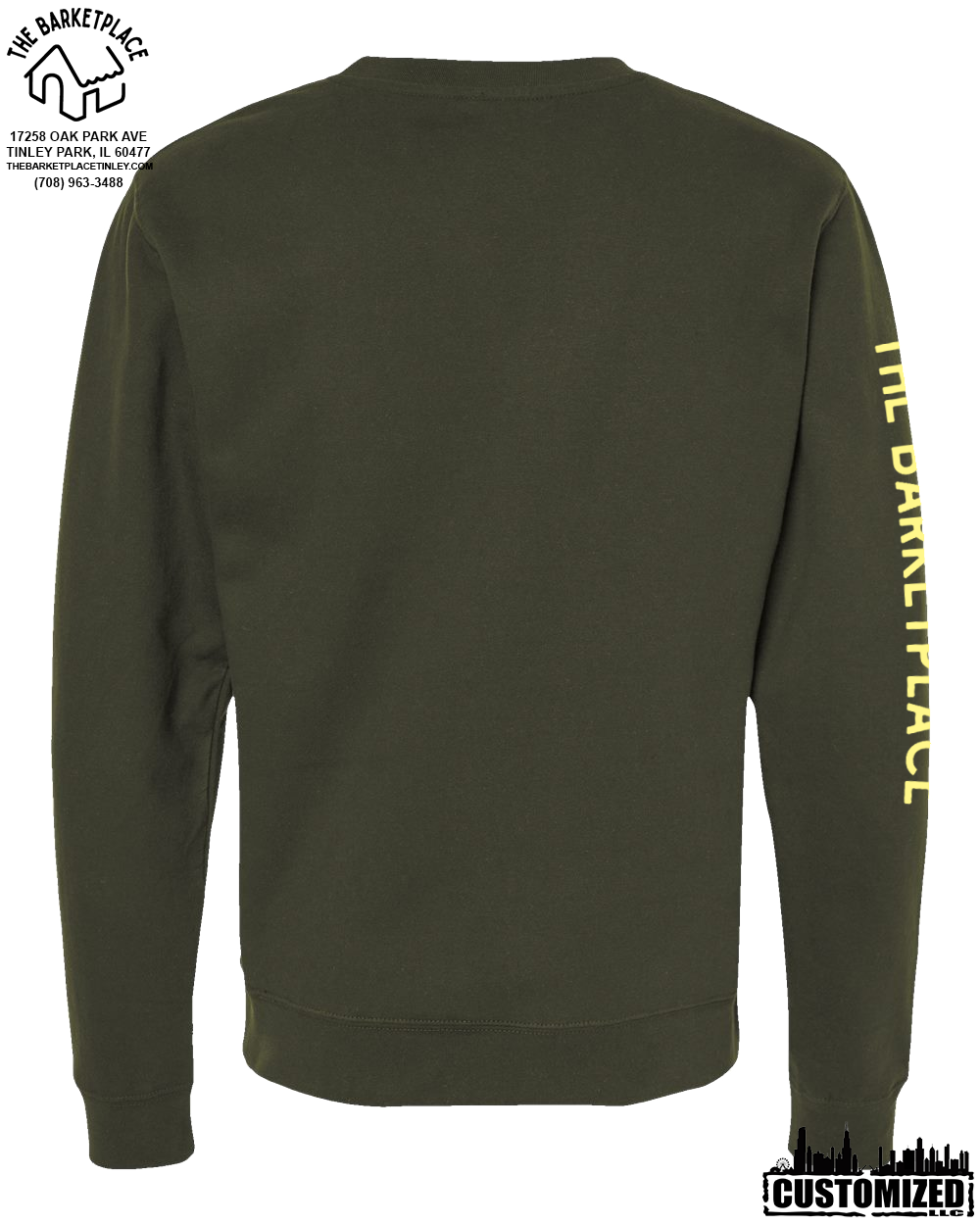 "Hold My Beer, I Need to Pet That Dog" Midweight Sweatshirt - Army