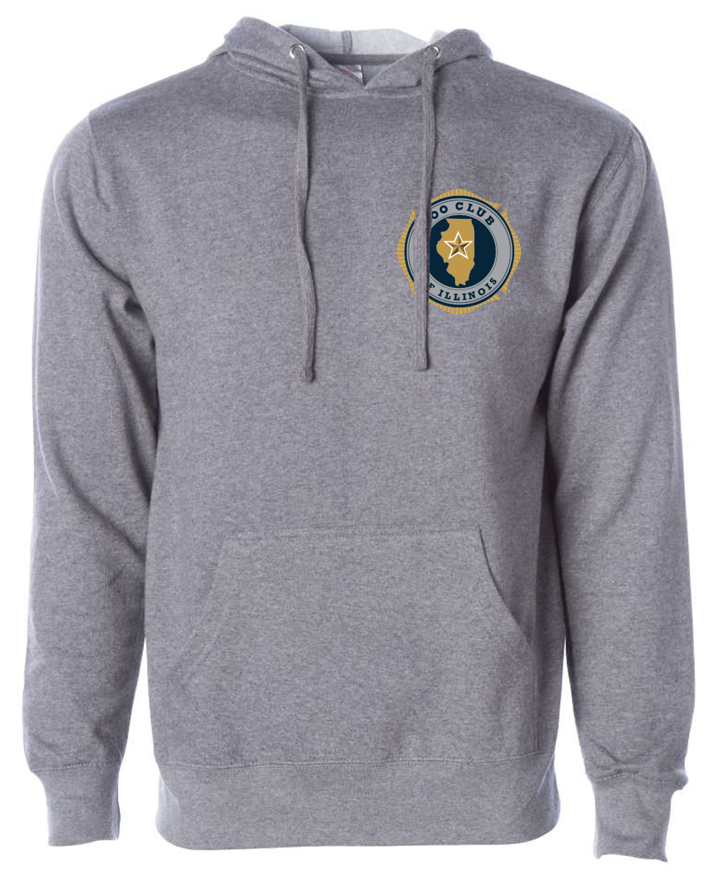 100 Club "Honor-Support-Remember" Midweight Hoodie - Gunmetal