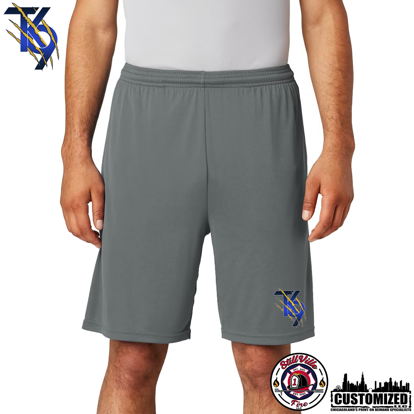 TK9 Pocketed Shorts - Iron Grey