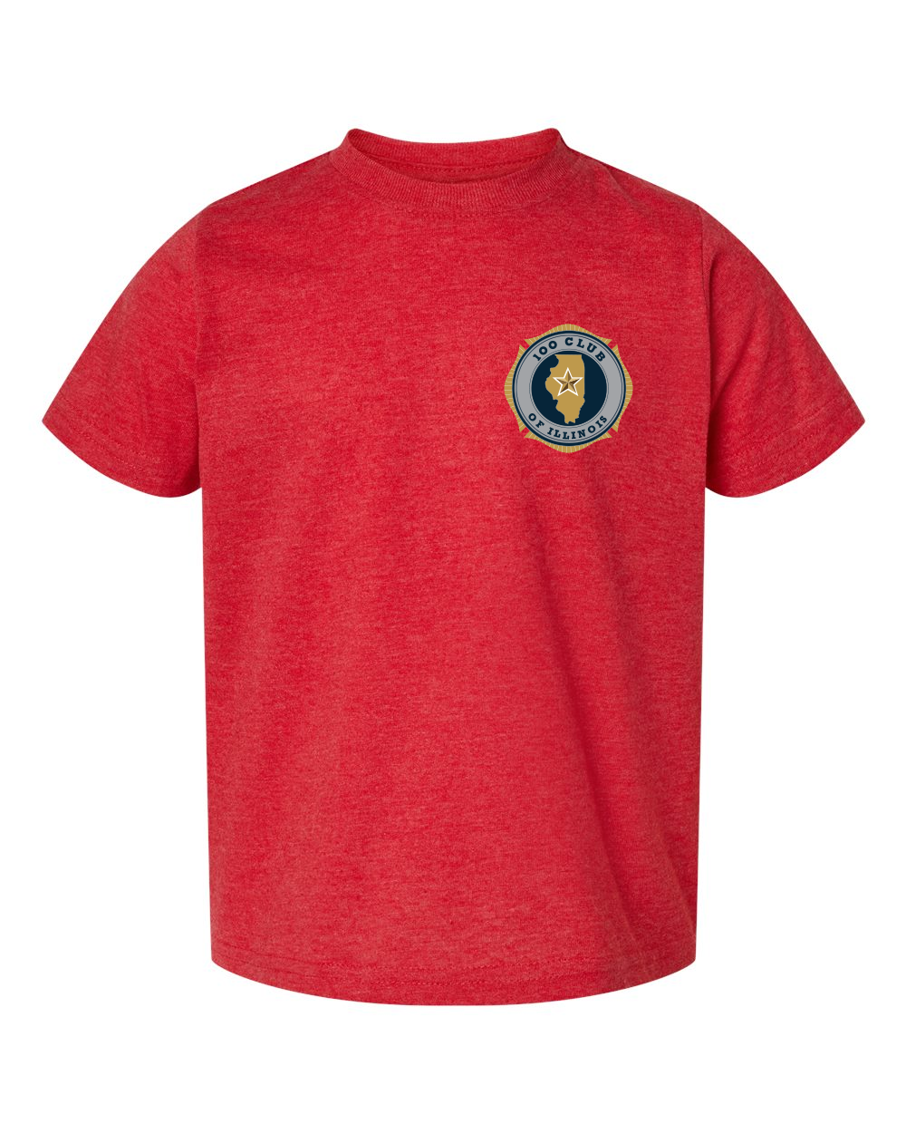 100 Club "Honor-Support-Remember" Toddler Shirt - Vintage Red