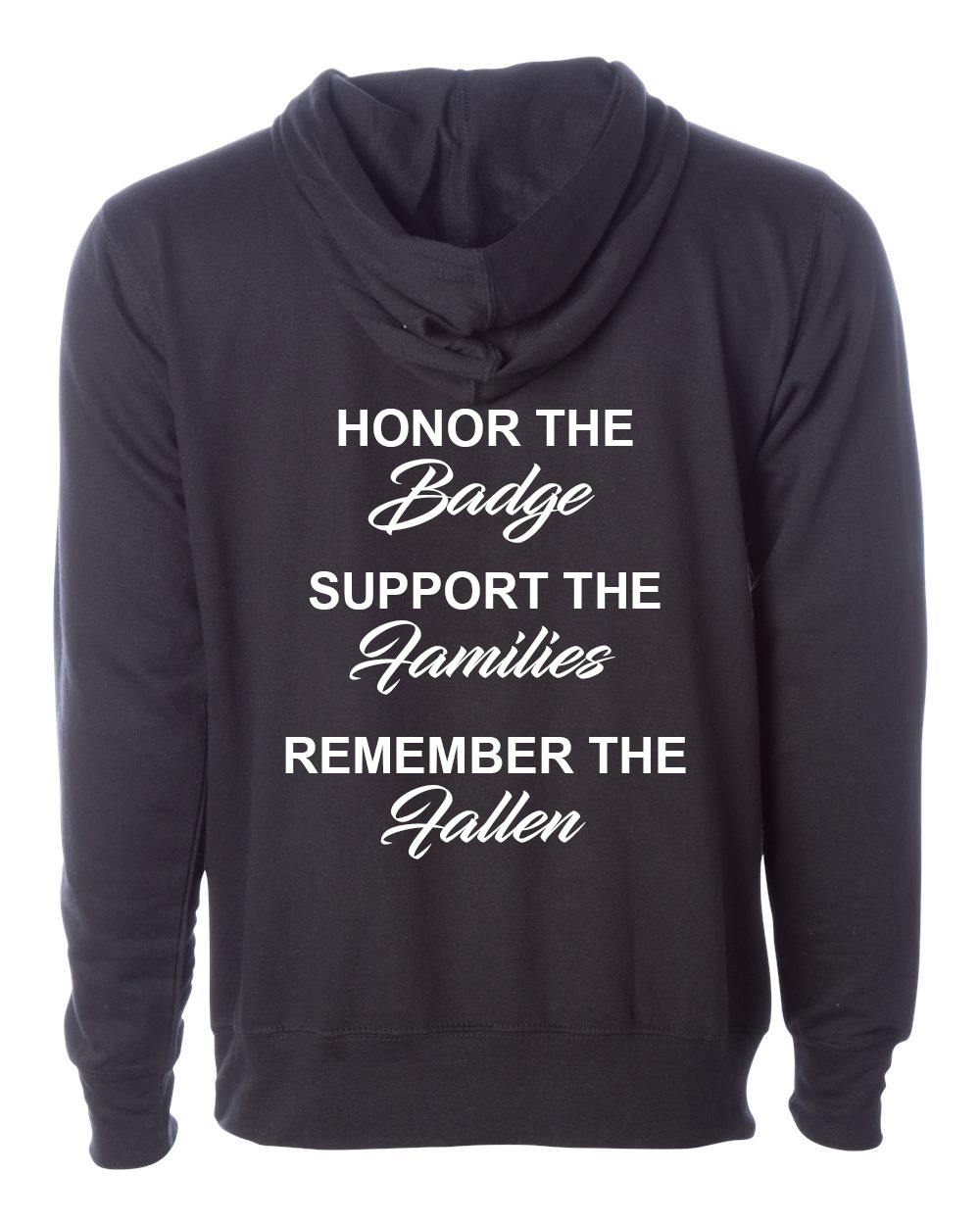 100 Club "Honor-Support-Remember" Midweight Hoodie - Black