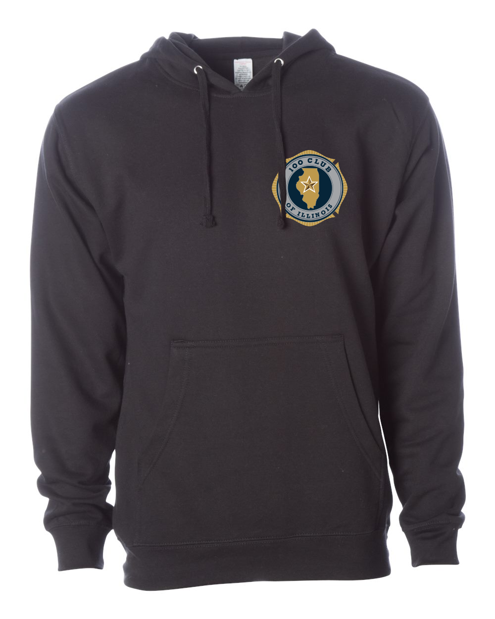 100 Club "Honor-Support-Remember" Midweight Hoodie - Black