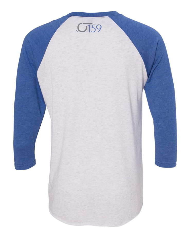 W159 Next Level Unisex Triblend Three-Quarter Sleeve Raglan