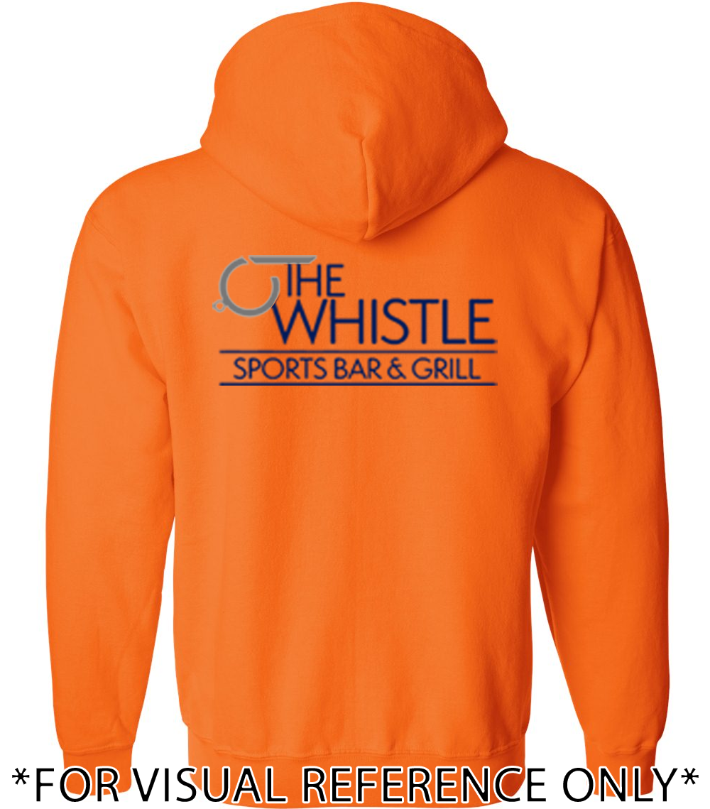 W159 Gildan Heavy Blend Full Zip Hooded Sweatshirt - Orange