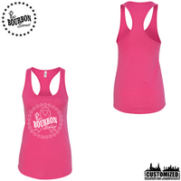 115 Bourbon Street Fighting For A Cure Women's Racerback Tank - Raspberry