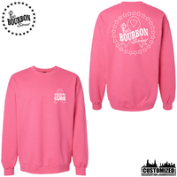 115 Bourbon Street Fighting For A Cure Crewneck Sweatshirt - Pink Lemonade