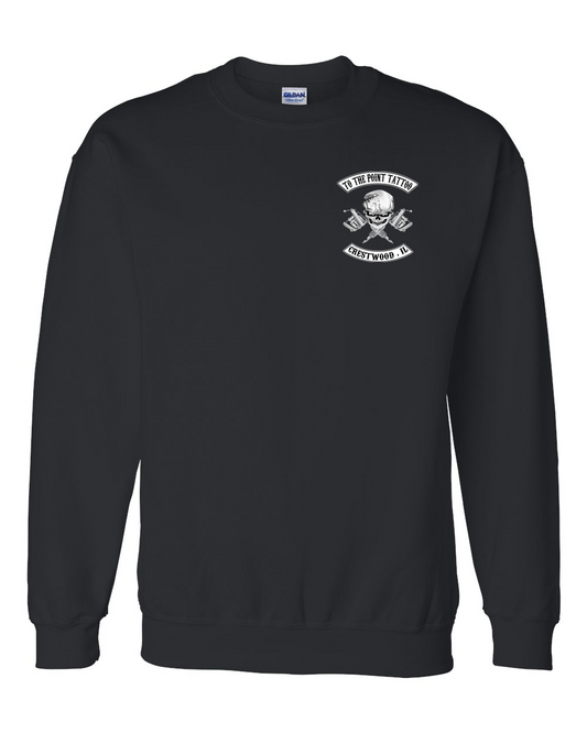 To The Point Tattoo "OG" Crewneck Sweatshirt - Black