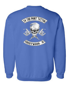 To The Point Tattoo "OG" Crewneck Sweatshirt - Royal Blue