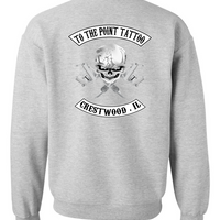 To The Point Tattoo "OG" Crewneck Sweatshirt - Sport Grey