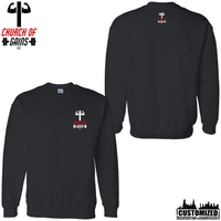 Church of Gains "OG" Style1 Crewneck Sweatshirt - Black (5 Print Options)